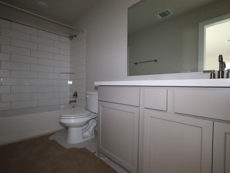 Furnished interior view inside a new home in Barksdale, Leander (Image 5). Furnished interior view inside a new home in Barksdale, Leander (Image 5).