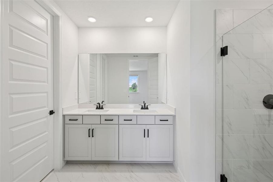 Furnished interior view inside a new home in Two Rivers - Signature Series, Zephyrhills (Image 11).