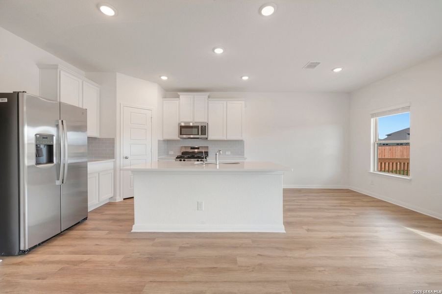 Furnished interior view inside a new home in Hickory Ridge Estates, Elmendorf (Image 12).