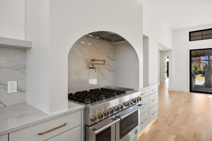 Furnished interior view inside a new home in , Heath (Image 10).