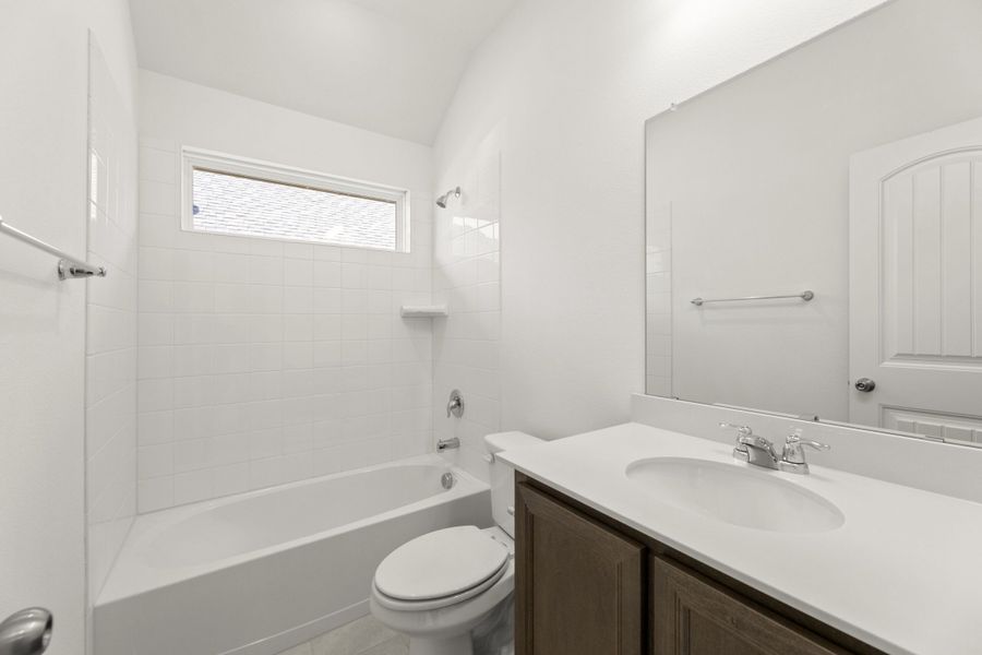 Furnished interior view inside a new home in Keeneland, Aubrey (Image 13).