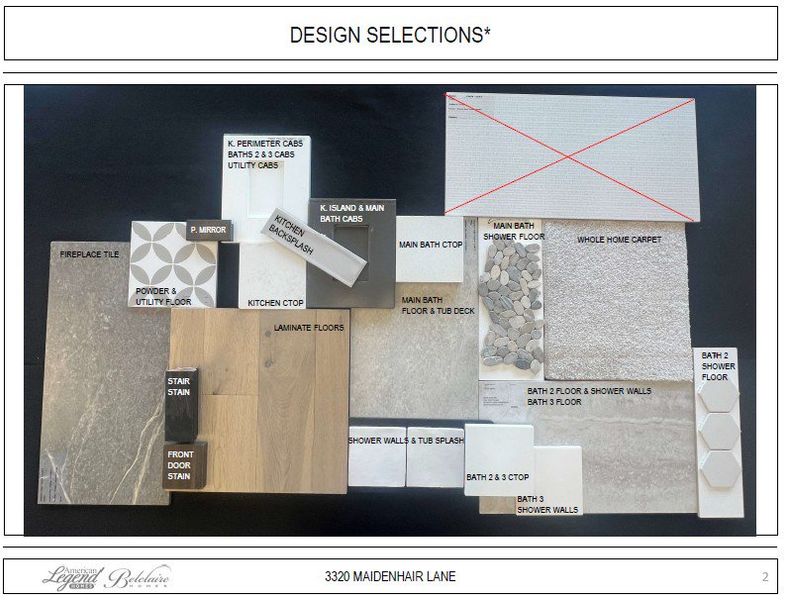 Representative photo of design selections for 3320 Maidenhair Representative photo of design selections for 3320 Maidenhair