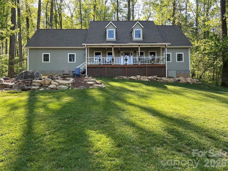 Exterior details and patio area of a home in , Hendersonville (Image 22).
