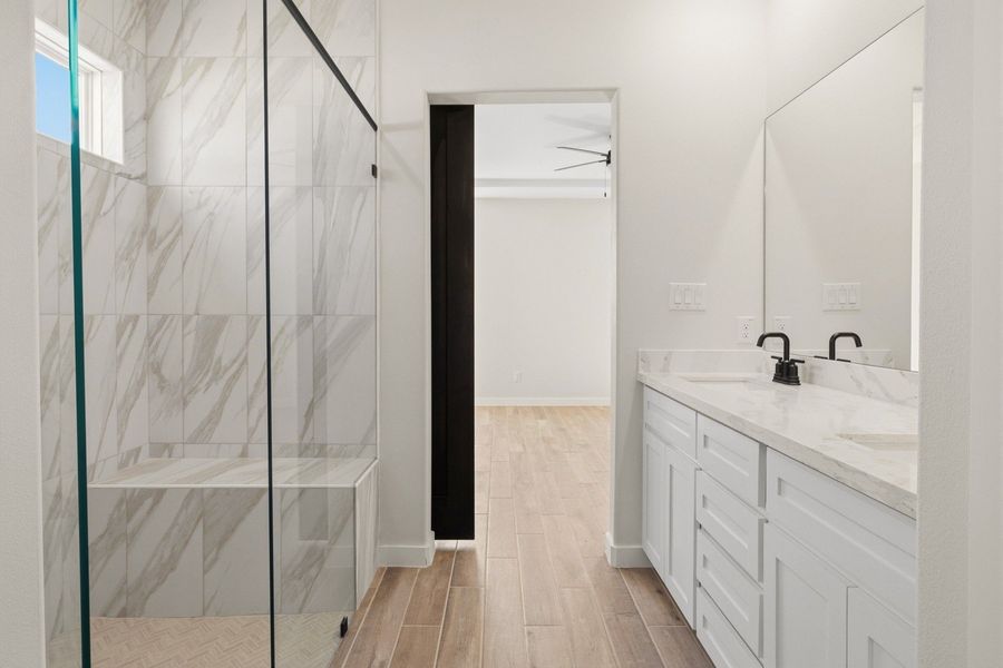 Furnished interior view inside a new home in The Heights at Riverbend II, Brownsville (Image 7).