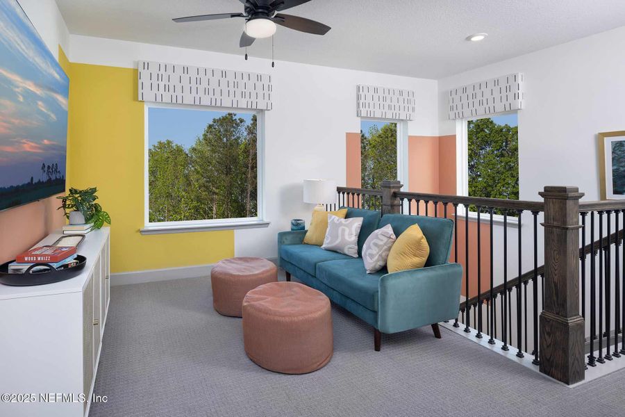 Furnished interior view inside a new home in Seabrook Village 40’ Rear Entry, Nocatee (Image 4).