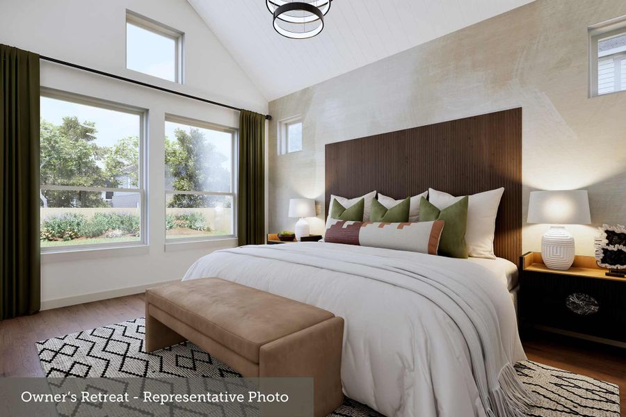 Furnished interior view inside a new home in Mustang Lakes, Celina (Image 4).