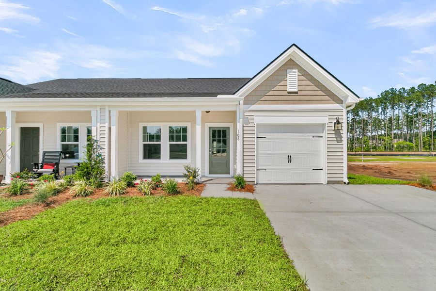 Front exterior of a new home in , Summerville, SC, highlighting curb appeal (Image 1). Front exterior of a new home in , Summerville, SC, highlighting curb appeal (Image 1).