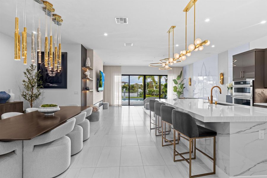 Furnished interior view inside a new home in Solana Bay at Avenir, Palm Beach Gardens (Image 48). Furnished interior view inside a new home in Solana Bay at Avenir, Palm Beach Gardens (Image 48).