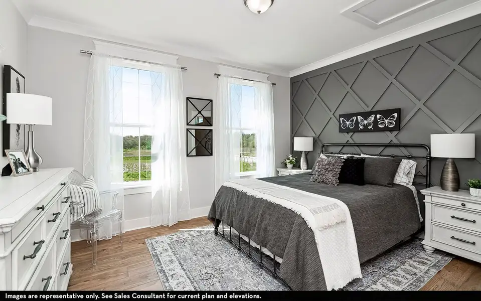 Furnished interior view inside a new home in Aden Woods, Fairview (Image 17). Furnished interior view inside a new home in Aden Woods, Fairview (Image 17).