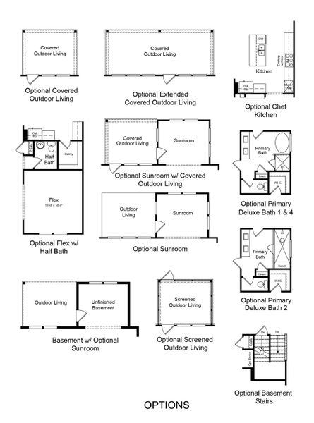 2D floor plan layout of this home in Nichols Farm, Dacula, GA (Image 3).