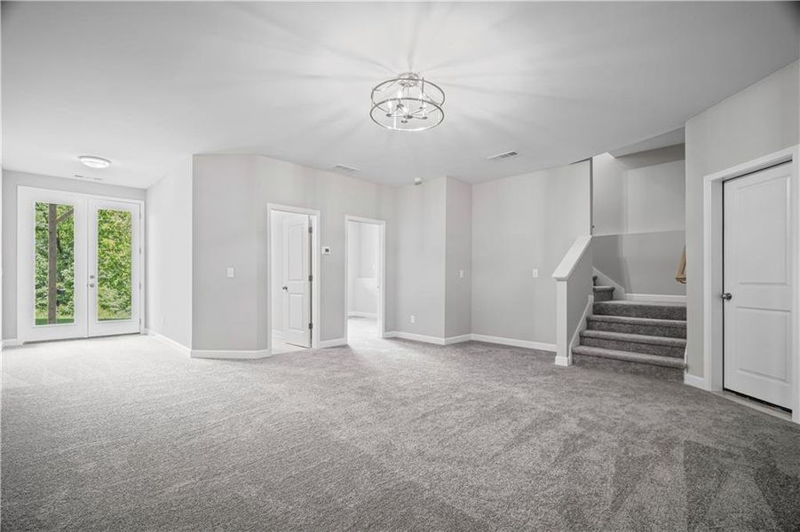 Spacious, unfurnished interior of a new home in The Retreat at River Green, Canton (Image 16).