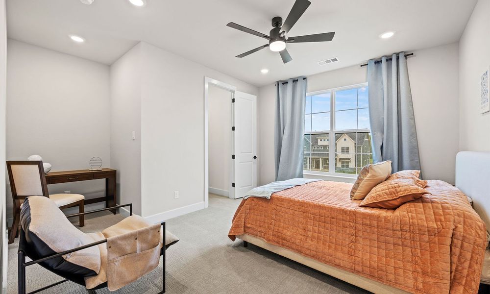 Representative furnished interior of a home built from the Rushmore by Cope Homes in Capitol Hill, Anna (Image 30).