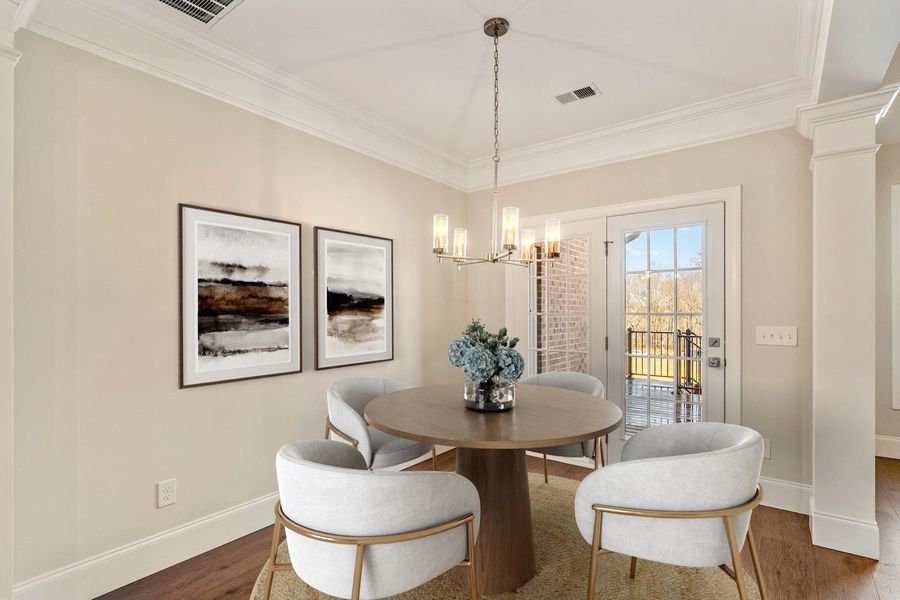 Representative furnished interior of a home built from the Byrnes II - Elite Collection by Mungo Homes in Suter Estates, Easley (Image 5).