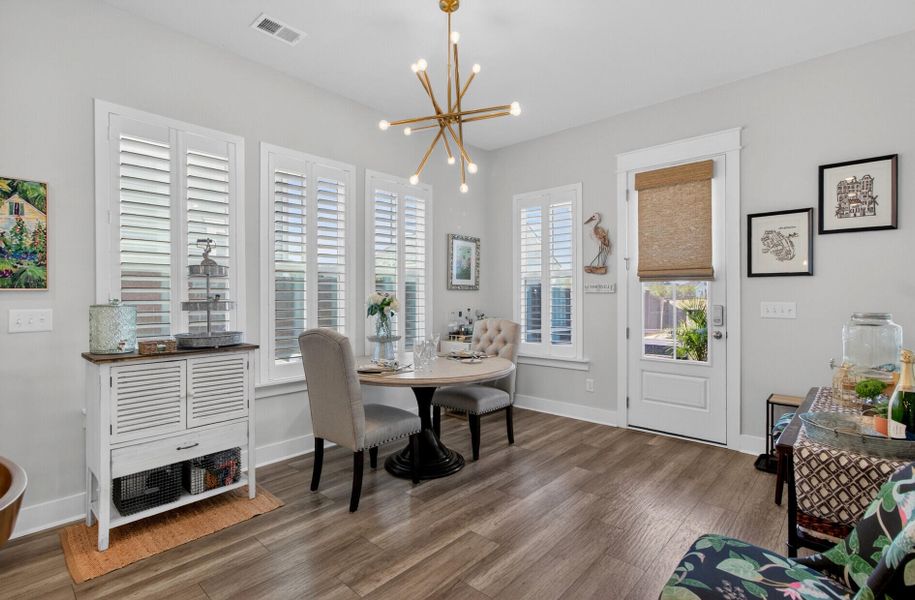 Furnished interior view inside a new home in Carnes Crossroads, Summerville (Image 51).