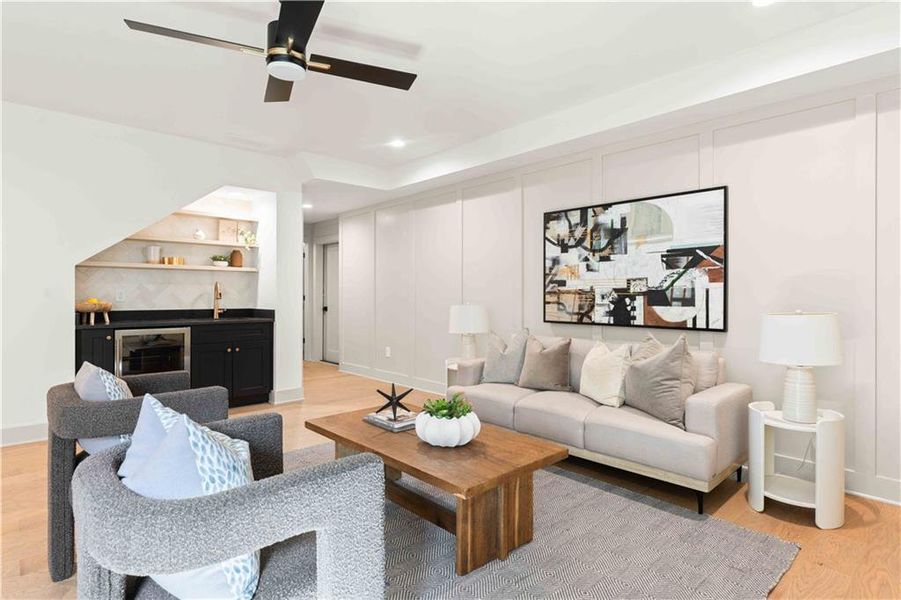 Furnished interior view inside a new home in , Decatur (Image 48).