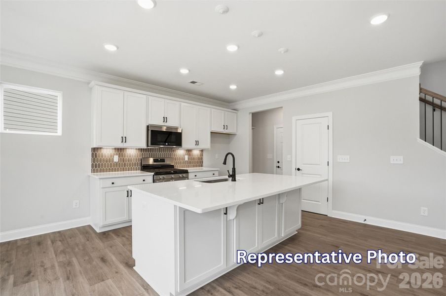 Furnished interior view inside a new home in Enclave at Riverdale, Huntersville (Image 11).