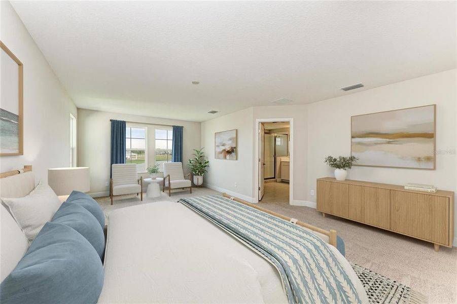 Furnished interior view inside a new home in Mirada, San Antonio (Image 3).