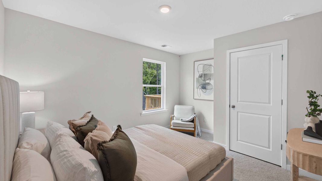 Furnished interior view inside a new home in Huffman Ridge, Hickory (Image 14).