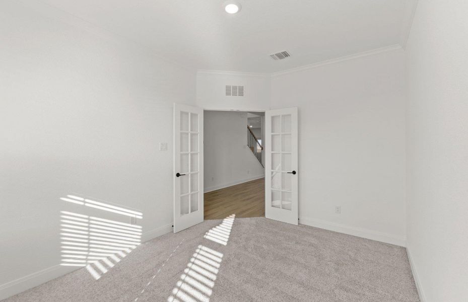 Spacious, unfurnished interior of a new home in Patterson Ranch, Georgetown (Image 13). Spacious, unfurnished interior of a new home in Patterson Ranch, Georgetown (Image 13).