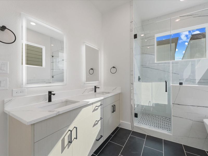 Furnished interior view inside a new home in , Houston (Image 21).