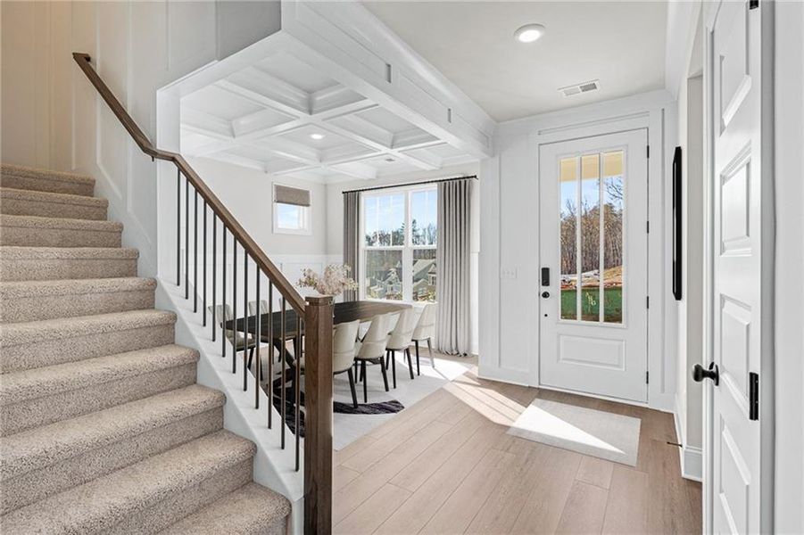 Furnished interior view inside a new home in Salacoa, Calhoun (Image 12).
