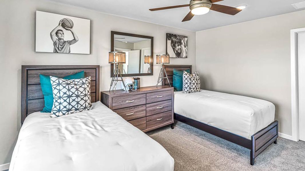 Furnished interior view inside a new home in Avalon at Cypress, Cypress (Image 27).