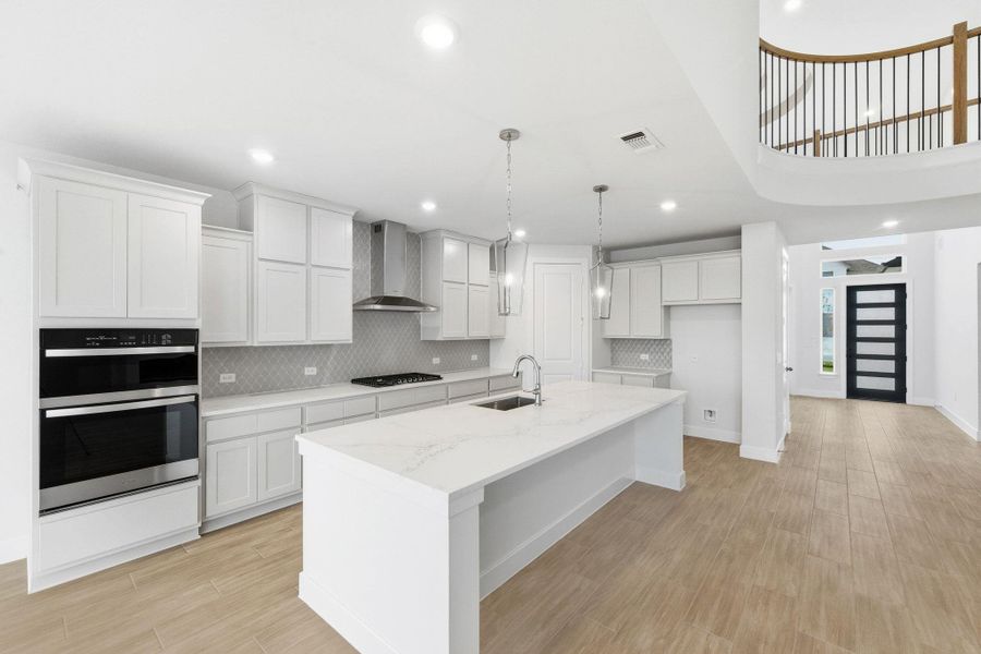 Furnished interior view inside a new home in The Colony, Bastrop (Image 5).