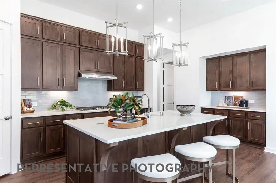 Furnished interior view inside a new home in Wildridge, Oak Point (Image 19).