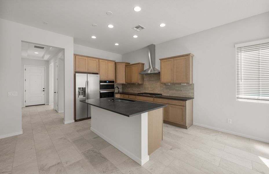 Furnished interior view inside a new home in Regent Hills - Meadow Series, Buckeye (Image 9).
