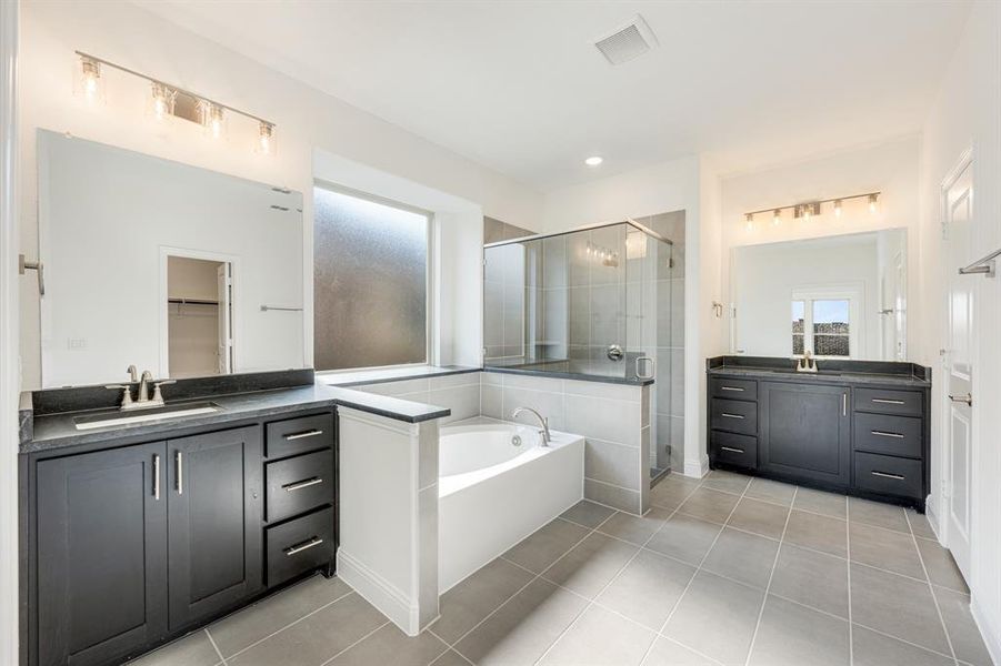 Furnished interior view inside a new home in Hunters Ridge, Crowley (Image 11). Furnished interior view inside a new home in Hunters Ridge, Crowley (Image 11).