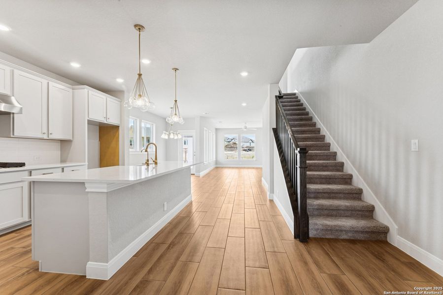 Furnished interior view inside a new home in The Crossvine 45’, Schertz (Image 8).