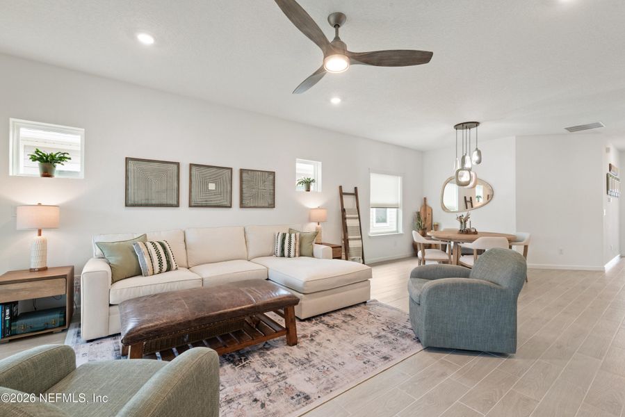 Furnished interior view inside a new home in , St. Johns (Image 14).