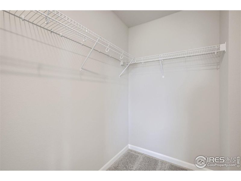 Walk-in closet - Same Floor Plan, Different Model.