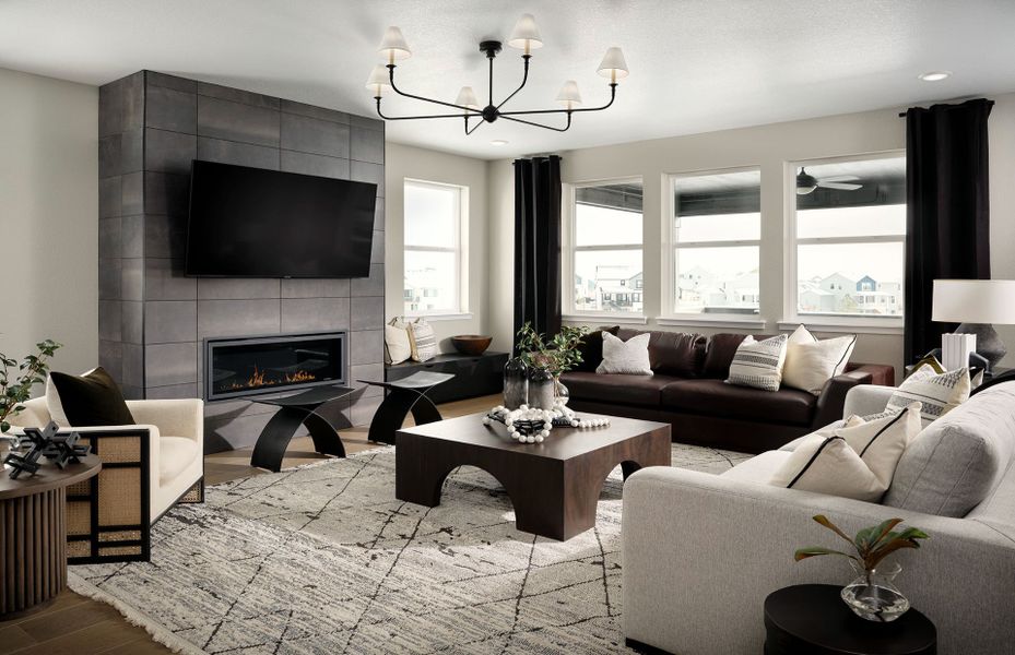 Furnished interior view inside a new home in Independence, Elizabeth (Image 11).