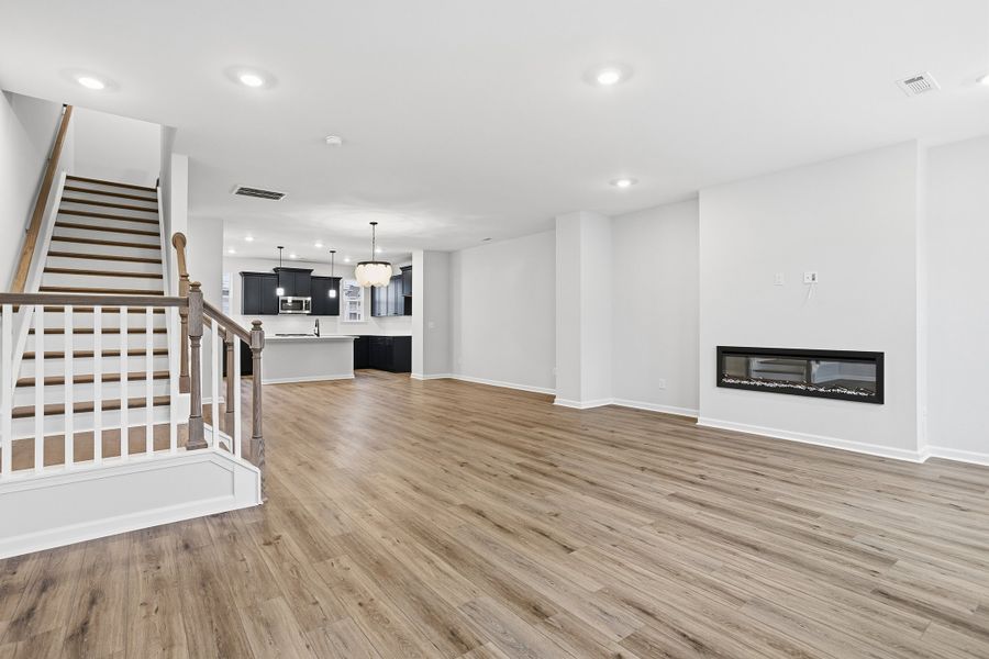 Spacious, unfurnished interior of a new home in Renaissance at White Oak, Garner (Image 22).