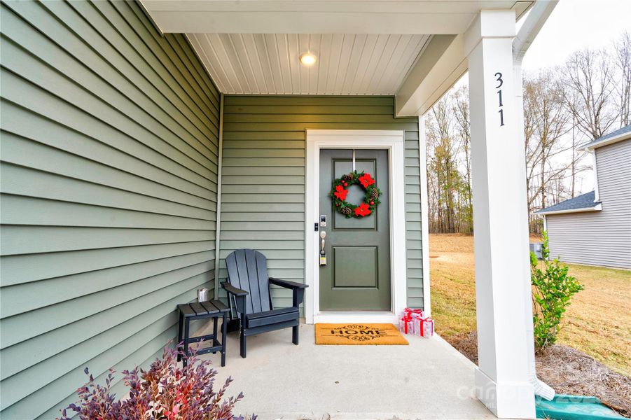 Exterior details and patio area of a home in , Shelby (Image 25).