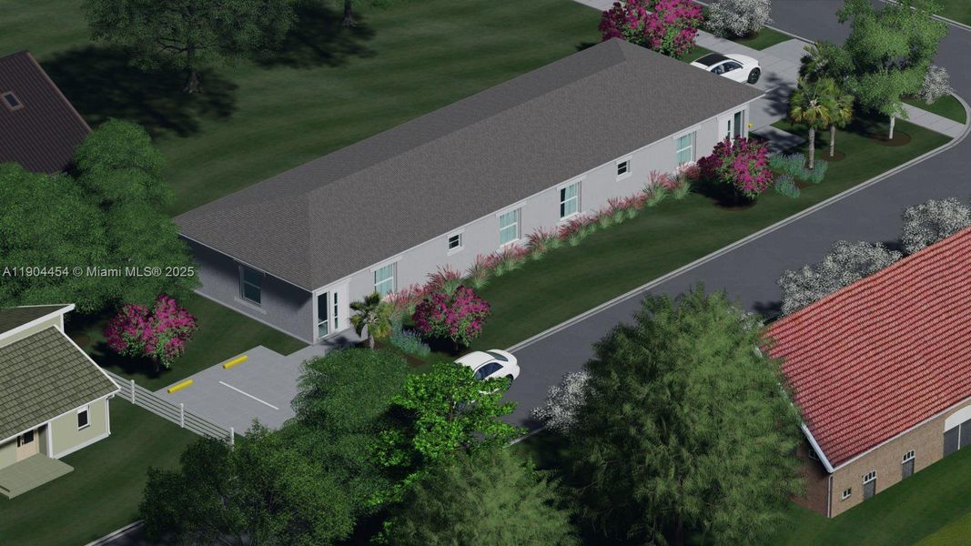 Exterior details and patio area of a home in , Hallandale Beach (Image 2). Exterior details and patio area of a home in , Hallandale Beach (Image 2).