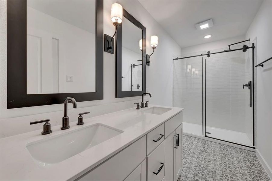 Furnished interior view inside a new home in Providence Commons, Providence Village (Image 11). Furnished interior view inside a new home in Providence Commons, Providence Village (Image 11).