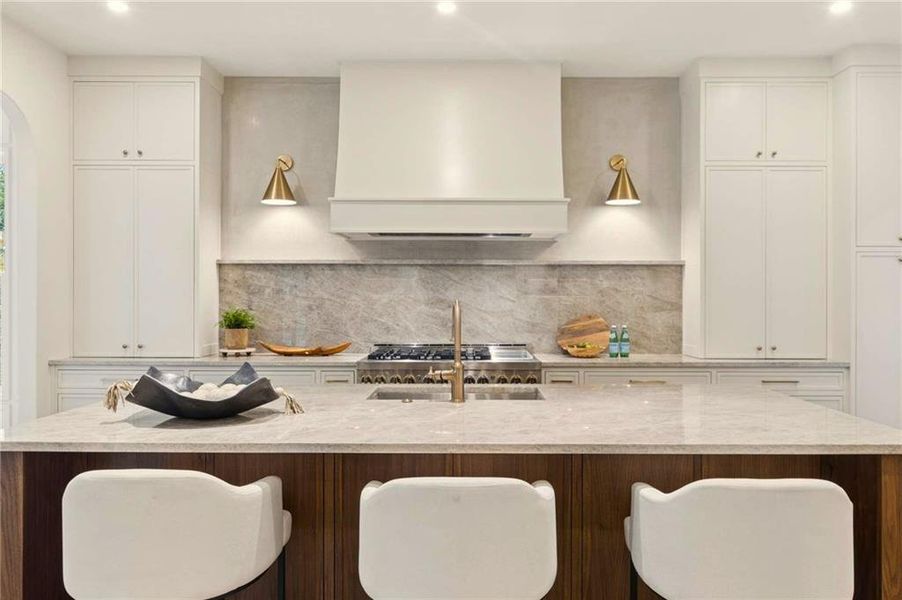 Furnished interior view inside a new home in , Brookhaven (Image 39).