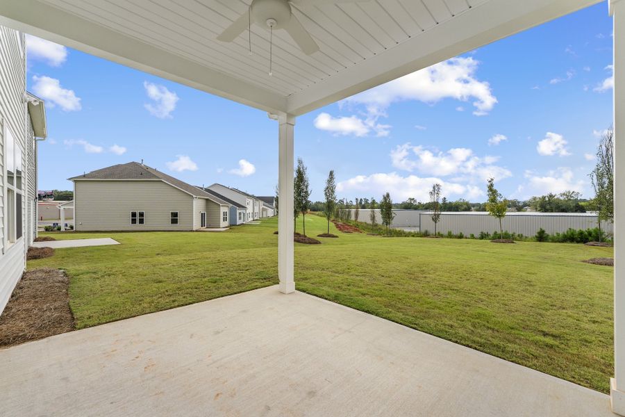 Exterior details and patio area of a home in Tucker Ridge, Pendleton (Image 3).