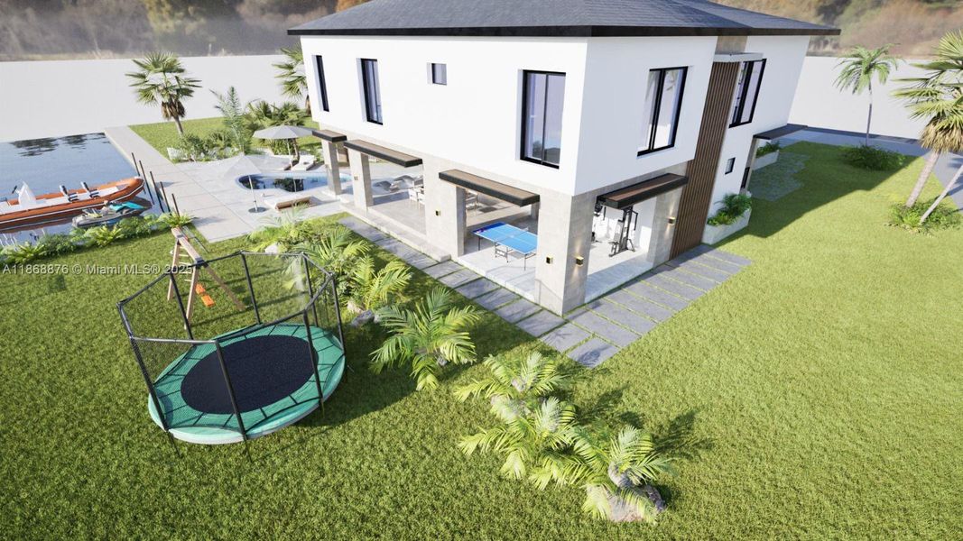 Front exterior of a new home in , Key Colony Beach, FL, highlighting curb appeal (Image 11). Front exterior of a new home in , Key Colony Beach, FL, highlighting curb appeal (Image 11).