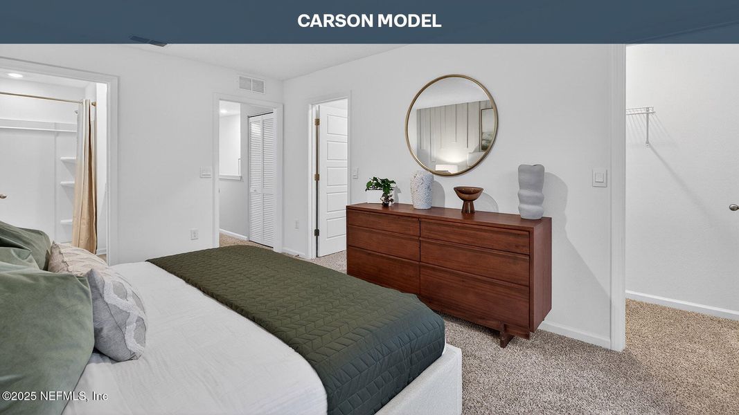 Furnished interior view inside a new home in Hansen Creek, Jacksonville (Image 9).