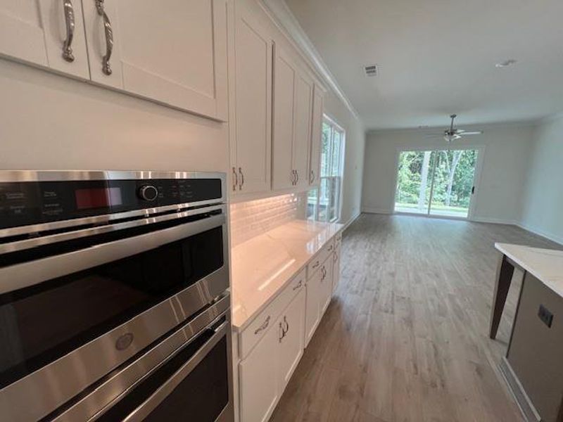 Furnished interior view inside a new home in Palisades Single Family, Cumming (Image 9). Furnished interior view inside a new home in Palisades Single Family, Cumming (Image 9).
