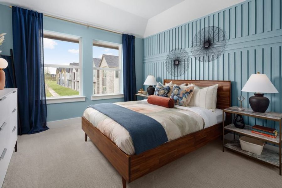 Furnished interior view inside a new home in Chelsea Commons, Allen (Image 16).