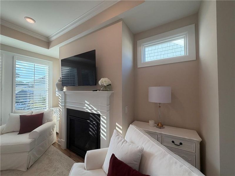 Furnished interior view inside a new home in The Courtyards at Bailey Farms, Dacula (Image 103). Furnished interior view inside a new home in The Courtyards at Bailey Farms, Dacula (Image 103).