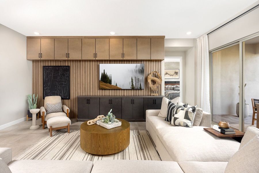 Representative furnished interior of a home built from the Lilac by Mattamy Homes in White Tank Vistas, Waddell (Image 11).