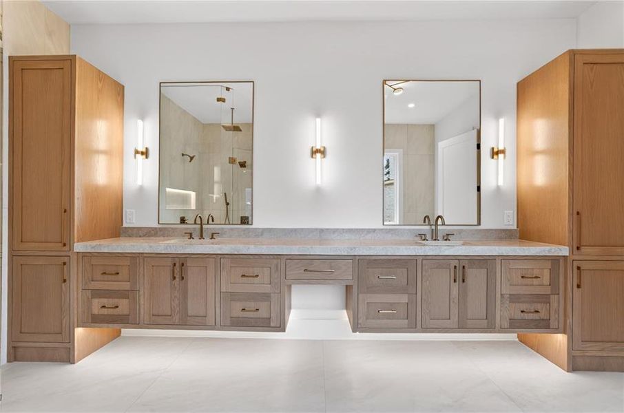 Furnished interior view inside a new home in , Alpharetta (Image 12).