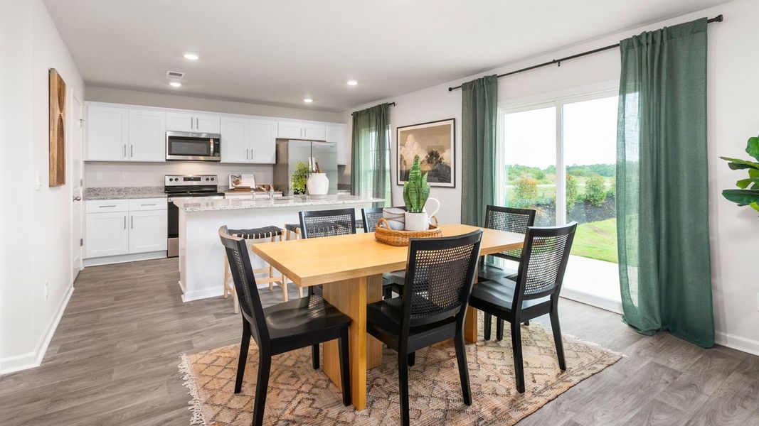 Furnished interior view inside a new home in Bynum Farms, Farmville (Image 8).