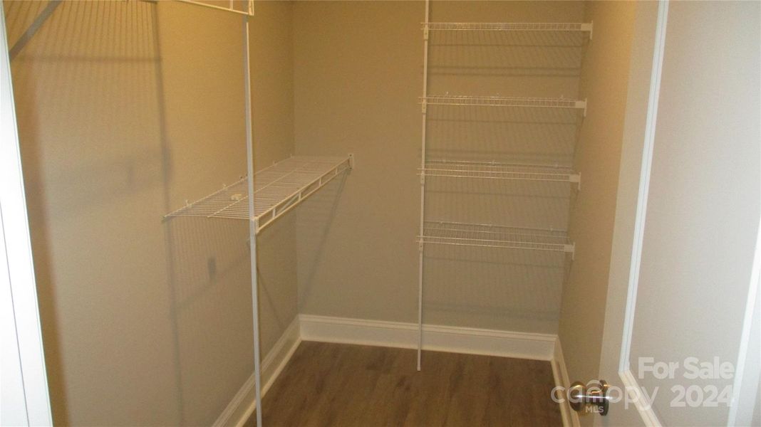 PRIMARY BEDROOM         WALK IN CLOSET