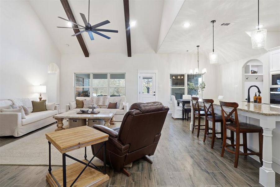 Furnished interior view inside a new home in , Springtown (Image 10).